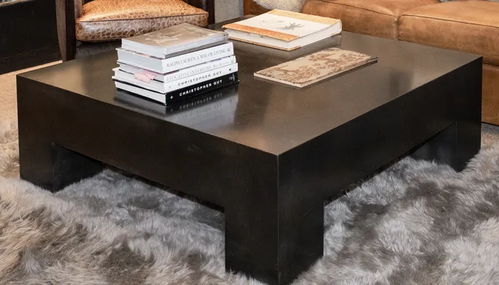 Black Square Coffee Table