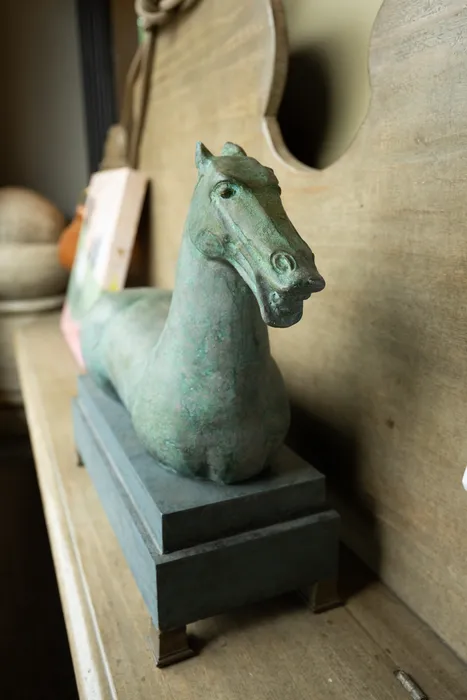 Green Horse Bust