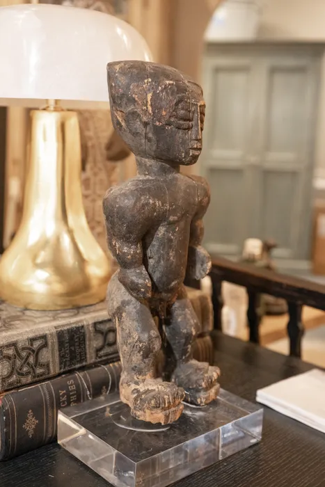 Carved Figure on Clear Base